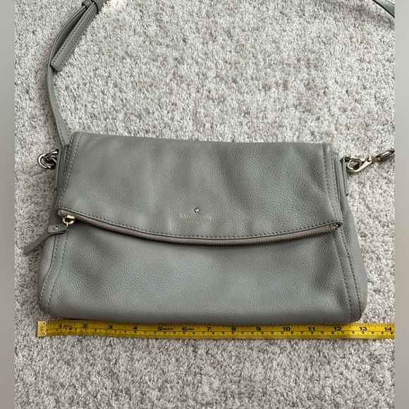 Kate Spade New York - Pebbled Grey Crossbody Bag - Picture 15 of 16